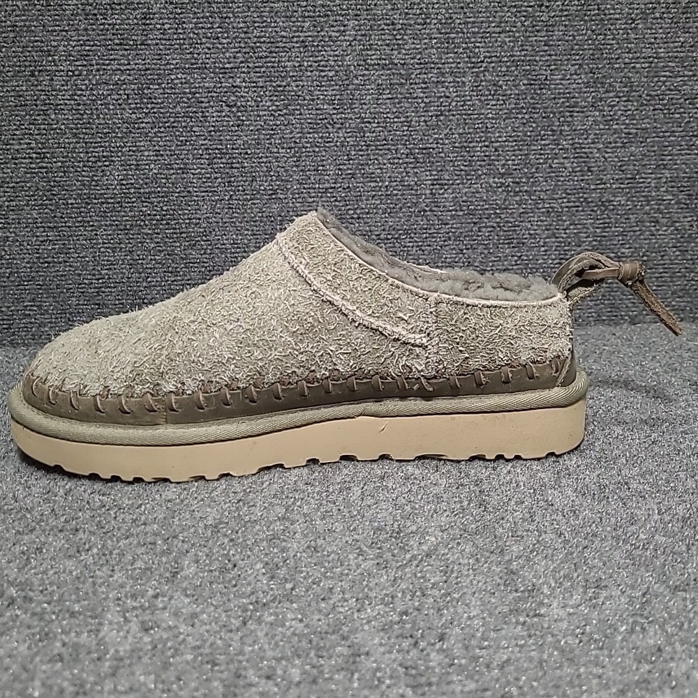 UGG Women's Classic Micro Biarritz Mules Moss Green Hairy suede 9.5 / EU 40.5 - Picture 6 of 10